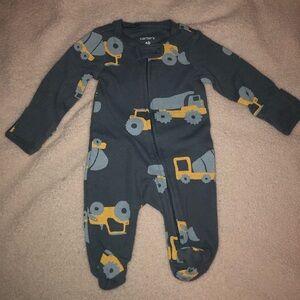Carters Baby boy zip up onesie